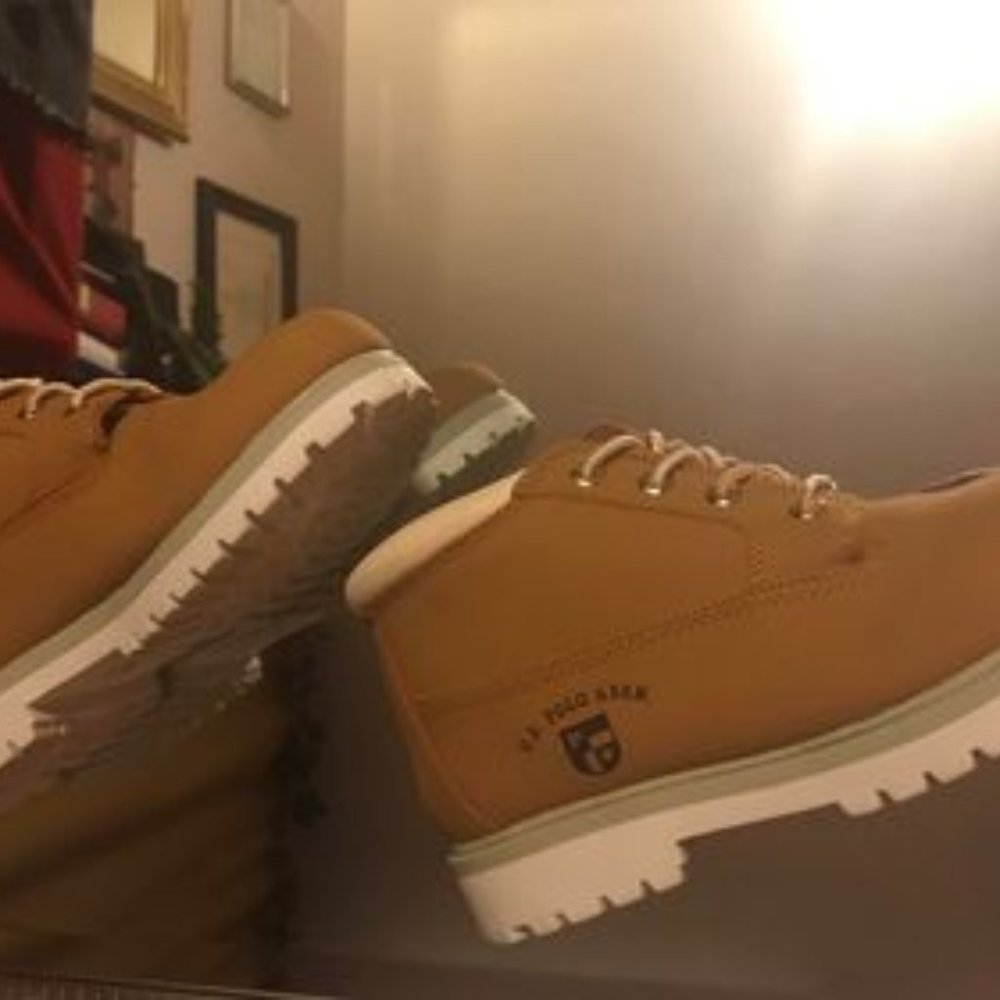 U.S. Polo Assn White Bottom Ankle Booties